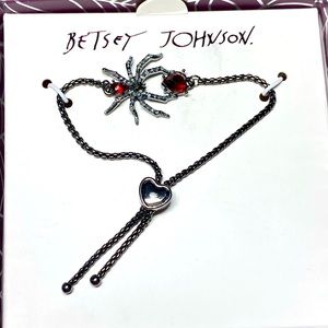 Betsey Johnson Halloween spider bracelet
